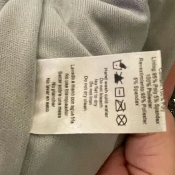 LASCANA Women's XS Silver Sequin Sleeveless Mini Dress Party Cocktail - Picture 7 of 7